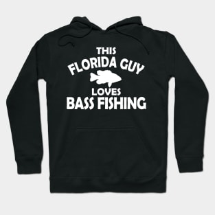 Florida Guy Loves Bass Fishing Hoodie